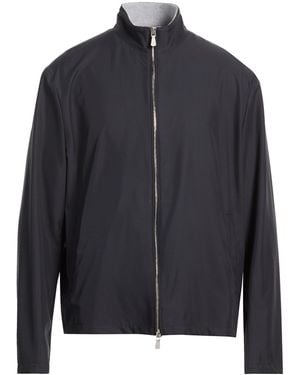 Eleventy Platinum Jacket Silk - Blue