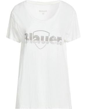 Blauer T-Shirt Cotton - White