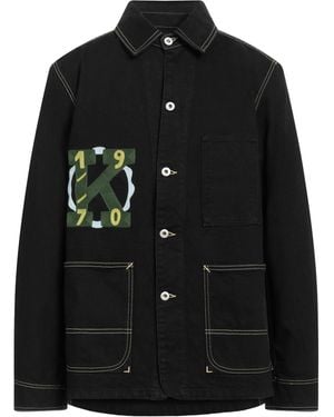 KENZO Denim Outerwear Cotton, Elastane, Polyester - Black