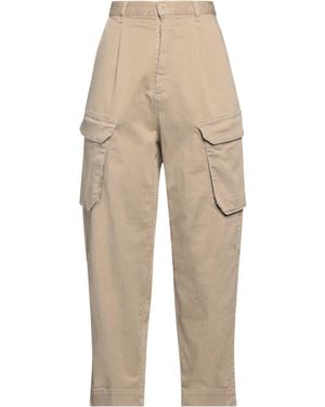 Semicouture Trousers Cotton, Elastane - Natural