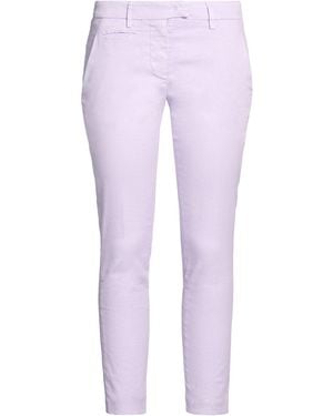 Dondup Pants Linen, Lyocell, Elastane - Purple