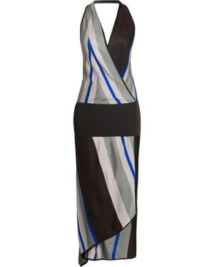 Ferragamo Midi Dress Viscose - White