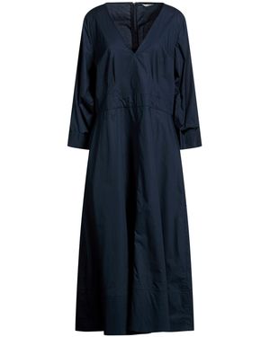Caliban Maxi Dress Cotton, Elastane - Blue