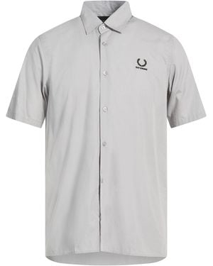Fred Perry Shirt Cotton - Gray