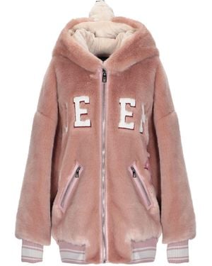 Dolce & Gabbana Shearling- & Kunstfell - Pink