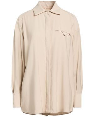 Kaos Shirt Polyester, Viscose, Elastane - Natural