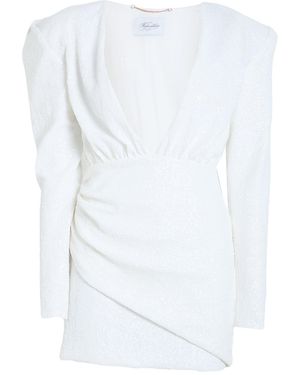Redemption Mini Dress Polyester, Elastane - White