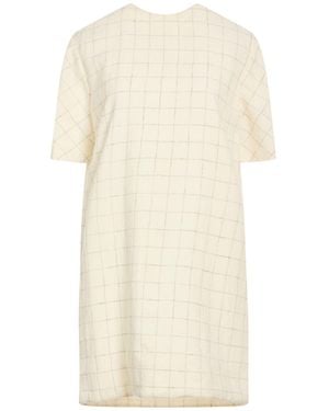 Gentry Portofino Cream Mini Dress Virgin Wool - Natural