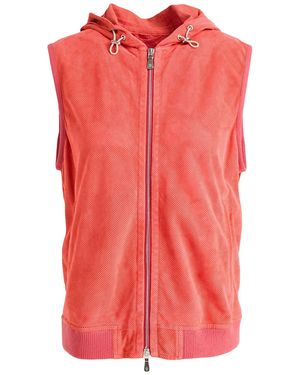 Eleventy Vest Sheepskin - Pink