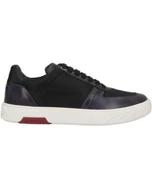 Testoni Sneakers Textile Fibers, Leather - Black
