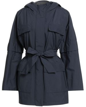 Herno Midnight Overcoat & Trench Coat Polyester - Blue