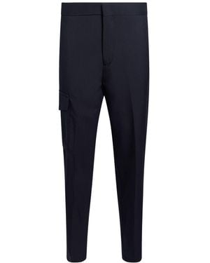 BE ABLE Midnight Pants Virgin Wool - Blue