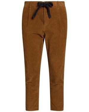 Daniele Alessandrini Pants Cotton - Brown