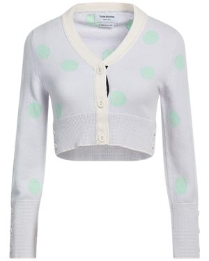 Thom Browne Light Cardigan Cashmere - Blue
