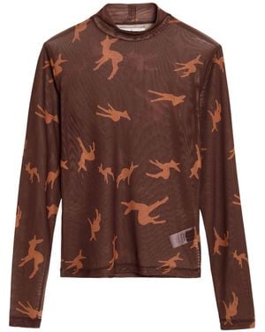Vivienne Westwood Top Recycled Polyester, Elastane - Brown