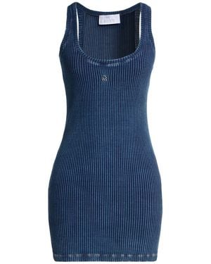GIUSEPPE DI MORABITO Mini Dress Cotton, Elastane - Blue