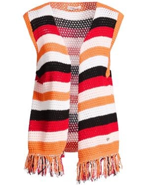 Please Cardigan Acrylic, Cotton - Red