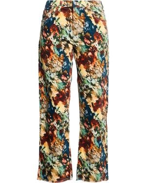 Massimo Alba Trousers Cotton, Elastane - Green