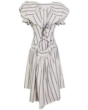 Vivienne Westwood Midi Dress Cotton - White