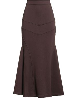 Jijil Chocolate Maxi Skirt Cotton, Polyester - Brown