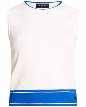 Marc Cain Top Viscose, Polyester - Blue