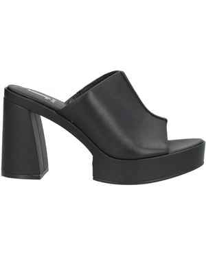 Jeannot Sandals Leather - Black