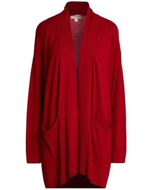 120% Lino Cardigan - Red