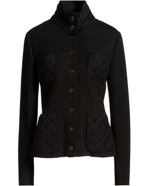 Giorgio Armani Jacket Viscose, Polyamide, Elastane - Black