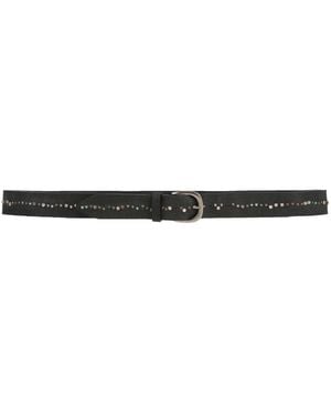 Post & Co Belt Leather - White