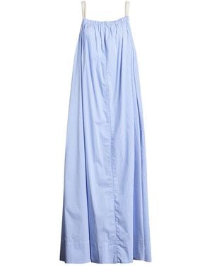 8pm Maxi Dress Cotton, Polyamide, Elastane - Blue