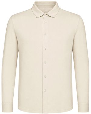 Majestic Filatures Light Shirt Cotton, Cashmere - White