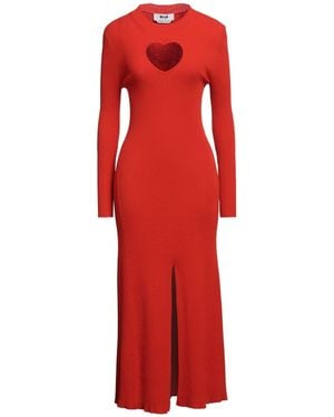 MSGM Maxi Dress - Red