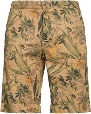 Incotex Shorts & Bermuda Shorts Linen, Cotton, Elastane - Natural