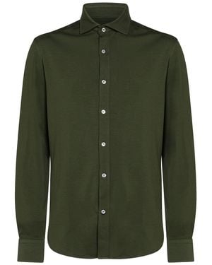 Paul & Shark Military Shirt Cotton, Elastane - Green