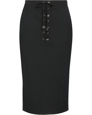 Pinko Midi Skirt Polyester, Viscose, Elastane - Black