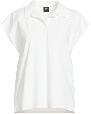 ALPHATAURI Polo Shirt Polyamide, Elastane - White