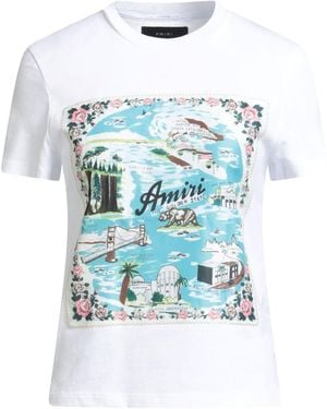 Amiri California Hawaiian Tee - Blue