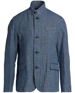 Herno Slate Jacket Linen - Blue