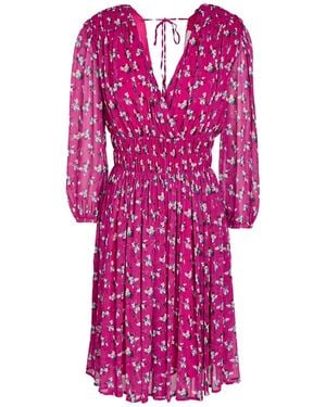Suoli Mauve Mini Dress Polyester - Pink