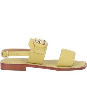 JEMI Sandals Leather - Yellow