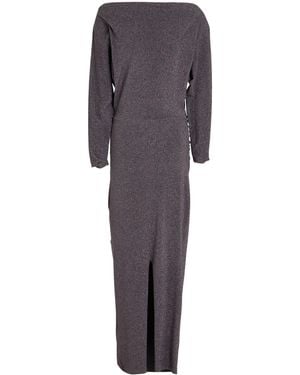 La Petite Robe Di Chiara Boni Vestido Midi - Gris