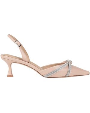 Lola Cruz Court Shoes - Natural