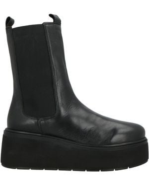 Epoche' Xi Ankle Boots Leather - Black