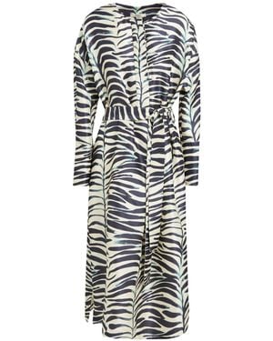 ODEEH Midi-Kleid - Weiß