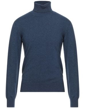 Piacenza Cashmere Rollkragenpullover - Blau