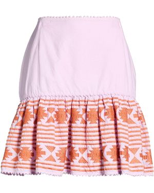 Bazar Deluxe Lilac Mini Skirt Cotton - Red
