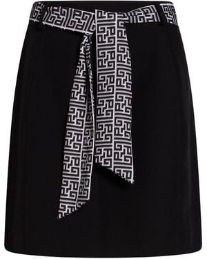 Gaelle Paris Mini Skirt Polyester, Elastane - Black