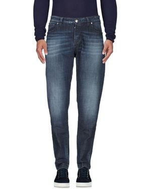 Barba Napoli Pantalon En Jean - Bleu