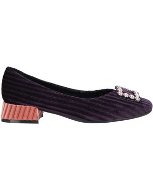 Luciano Barachini Court Shoes Textile Fibres - Blue