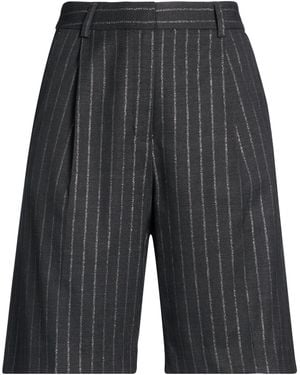 KARL LAGERFELD Shorts & Bermuda Shorts Polyester, Viscose, Wool, Elastane - Grey
